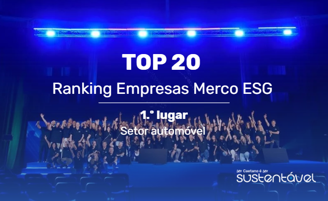 Salvador Caetano entra para o top 20 Merco ESG e mantém o 1.º lugar no setor automóvel